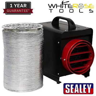 £106.25 • Buy Sealey Industrial Fan Heater 2kW Electric Ducting Portable Workshop Garage