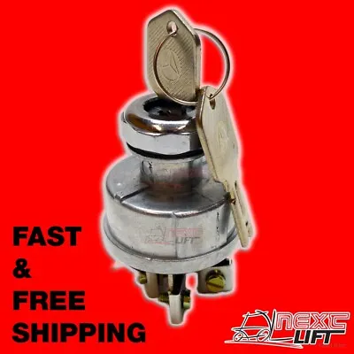 Forklift Universal Ignition Key Switch Clark Hyster Yale Crown Daewoo • $30.98