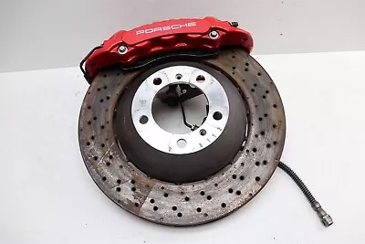 Porsche Cayman GT4 718 982 2022 6 Pot Brembo Front Brake Caliper Disc RHS J229 • $956.24