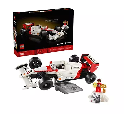 LEGO Icons McLaren MP4/4 & Ayrton Senna Model Race Car 10330 • $74.99