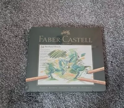 Faber Castell Finest Pitt Pastel Professional Artist Pencils - Tin Set Of 24 • £26.99