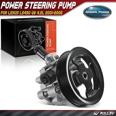 New Power Steering Pump W/ Pulley For Lexus LS430 V8 4.3L 2001-2006 44310-50070 • $74.99