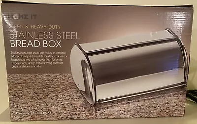 Home It Stainless Steel Bread Box New • $29.95