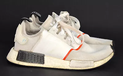 Adidas NMD R1 Cloud White Solar Red Carbon Black EE5086 Run Boost Mens Size 7 • $31.99