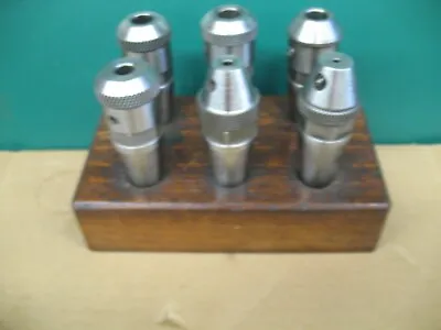 Moore Jig Borer  Tool Holders + Block 1/8 3/16 3/8 1/2-3pcs***vgc*** • $425