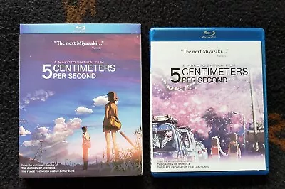 5 Centimeters Per Second ~ Blu-ray With Slipcover ~ Rare OOP US Release ~ Manga • $37.95