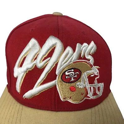 Mitchell & Ness San Francisco 49ers Retro Look Script Snapback Hat • $27