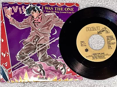 ELVIS PRESLEY I Was The One 45rpm Vinyl Single RARE PROMO • $17.99