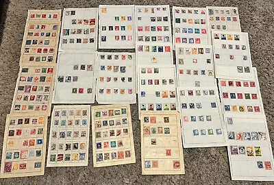 Ww Stamps Lot On Booklet Pages Amazing Xmas Gift Idea For Grandfather Or Dad #8 • $88.89