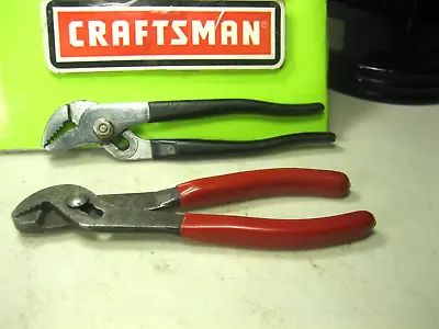 Craftsman    Tongue & Groove Black Grip Pliers @7  Long    Usa        Plus Extra • $19.99