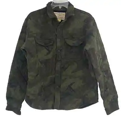 American Eagle Outfitters Camo Camouflage Button Up Jacket Size Medium • $38