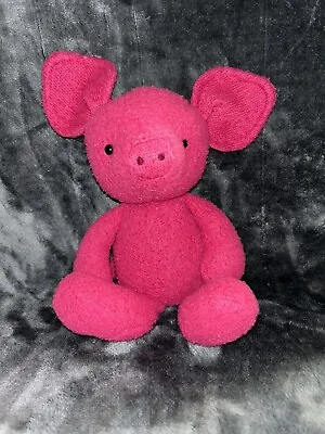 Jellycat Vivi Hot Pink Pig Piggy Piglet 11” Plush Stuffed Beanbag Soft Toy • $14.99