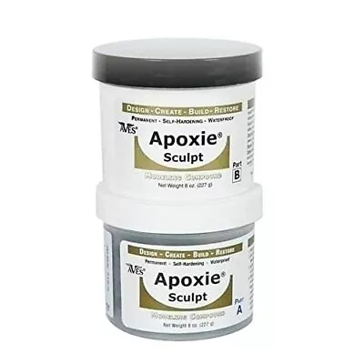 Apoxie Sculpt - 2 Part Modeling Compound (A & B) - 1 Pound Natural • $50.88
