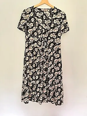 £0.99 • Buy Beautiful Silk Floral Kew Dress Size 14