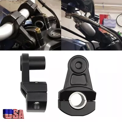 2 Pcs HandleBar Bar Mount Clamps Risers Adaptor For 7/8  To 1  Dirt Pit Bike ATV • $23.50