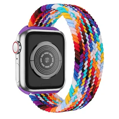 $5.99 • Buy Apple Watch Woven Band Strap Loop Nylon Elasticity For IWatch 7/SE/6/5/4