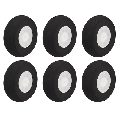 6PCS RC Airplane Aircraft Sponge Wheels 1.18 Inch X 0.07 Inch • $7.66