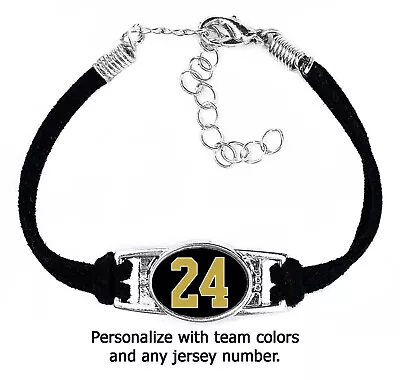 Volleyball Bracelet With Any Team Colors And Jersey Numbers • $18.99