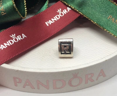 $26.60 • Buy Pandora Silver Charm  Letter R  - 790323R - Retired Genuine Ale 925 Retired