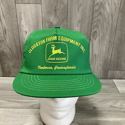 Vintage John Deere SnapBack Trucker Hat Cap Made In USA NOS • $19.99