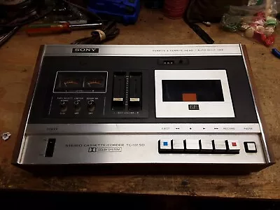 Vintage Sony Stereo Cassette-Corder TC-131SD Auto Shut Off Parts/Repair • $50