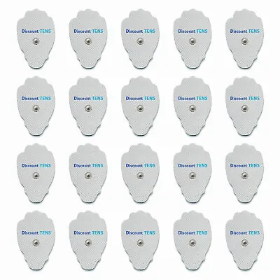 TENS Electrodes Super Value 20 Replacement Electrode Pads For TENS Units Snap  • $9.86