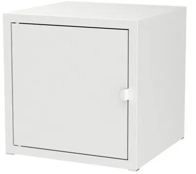 Ikea LIXHULT Cabinet CupboardHome Office Storage LivingMetalwhite503.286.65 • £49.99
