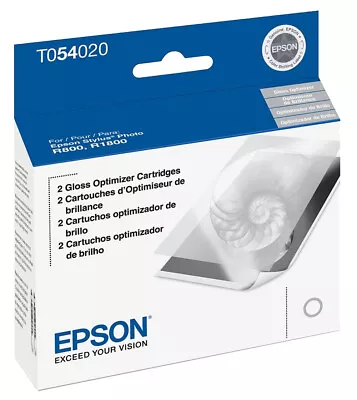 Genuine Epson 54 T0540 Gloss Optimizer Ink Cartridge For Stylus Photo R800 R1800 • $5.50