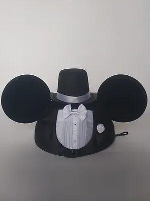 Walt Disney Parks Groom Wedding Tuxedo Mickey Mouse Ears Hat With Coat Tails • $16