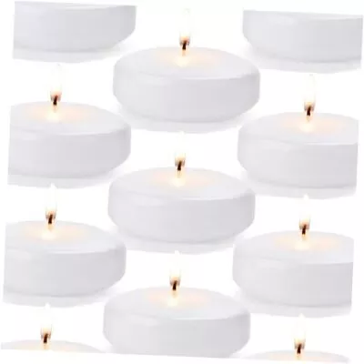 12 Pack Floating Candles - 3 Inch Unscented And Non-Dripless Wax 12 PACK White • $35.11