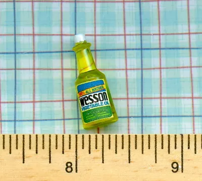 Dollhouse Miniature Size Vegetable Oil Bottle • $3.89