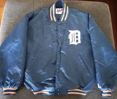 Detroit Tigers Starter Jacket Size Large Authentic Diamond Collection • $80