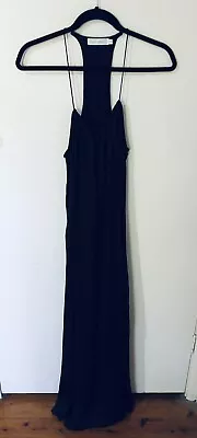 LILY WHYT - Black Soft Flowy Maxi Dress Size 12 Hardly Worn • $35