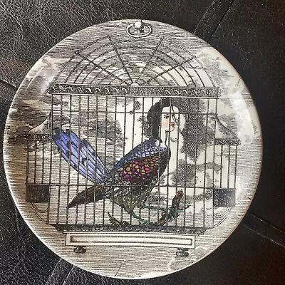 Fornasetti Le Arpie Gentili 5 Piece Bird Coasters Milan Italy Signed Rare • $200