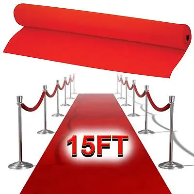 4.6M Red Carpet Graduation Ceremony Fake Pretend Party Prom Photo Accessory • £6.65