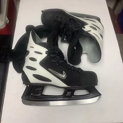 Vintage Nike Mens AIR Zoom White Fedorov Gretzky Hockey Ice Skates Size 10.5 • $149.99