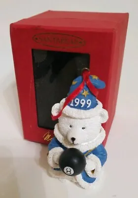 HUDSON'S 1999 SANTA BEAR With MAGIC 8 BALL Made For Marshall Fields   • $19.99