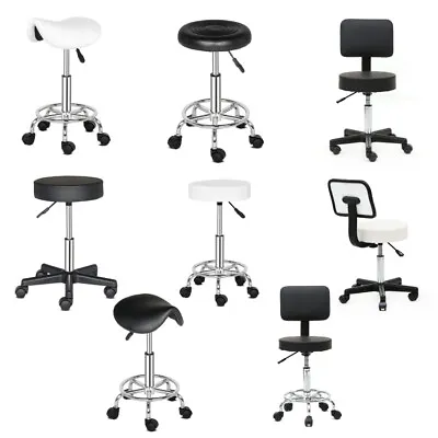 Multi-Style Stool Salon Chair Massage Spa Beauty Barber Hydraulic Swivel Bar • £20.99