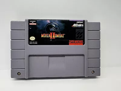 Mortal Kombat II (Nintendo SNES 1994) • $14