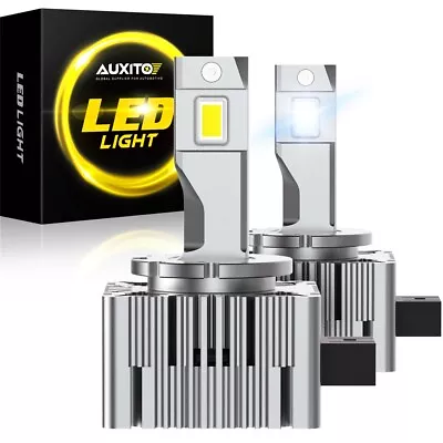 AUXITO D1S D1R LED Headlight Bulb 24000LM Replace Super Conversion White Kit EOJ • $52.99