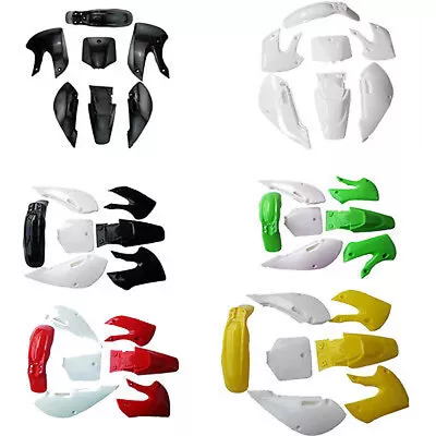 $53.25 • Buy Plastic Fender Fairing Kit For Kawasaki KX 65 KLX 110 KLX110 DRZ110 Suzuki RM65