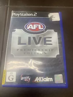 AFL Live Premiership Edition PS2 PAL *No Manual* • $13.88