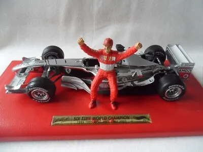 Hot Wheels Racing 1:18 Michael Schumacher Six Time World Champion (C7332) • $249.01