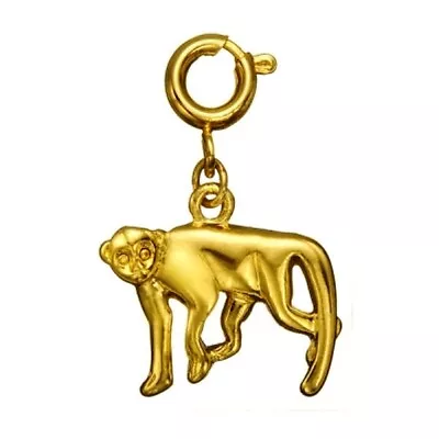 Diamonds International Monkey Gold Charm From St. Kitts Brand New RARE CHARM • $4.49