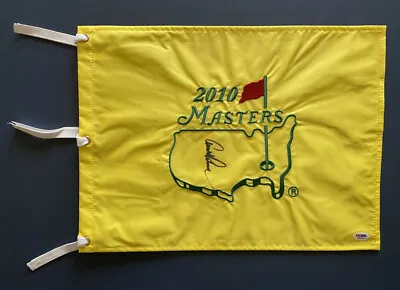 Arnold Palmer SIGNED PGA Augusta 2010 Masters Flag PSA/DNA AUTOGRAPHED DEC MINT • $1660