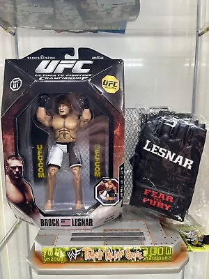 Brock Lesnar Jakks Ufc 81 Series 0 Ultimate Fighting Deluxe Figure! Inc (GLOVES) • £44.99