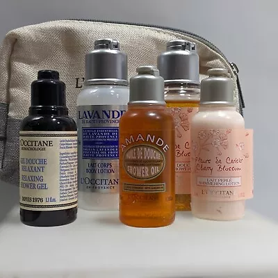 L'Occitane Lot Of 6 Assortment Plus Travel Pouch  • $18.99