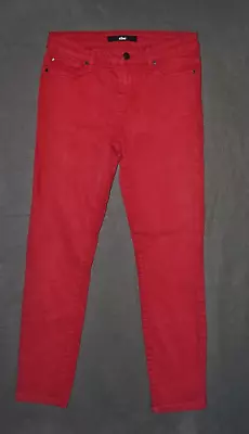 Skinny Jean Low Rise  Women's 28x27 ELSE Faded Red • $19.99