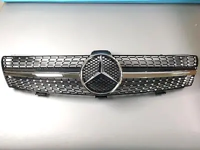 Diamond Grille Mercedes Benz W219 CLS500 CLS600 CLS Grille Grill 1 FIn 2005 2008 • $149.99