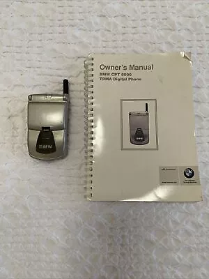 Vintage Motorola BMW CPT 8000 Timeport P8197 Flip Phone With Original Manual • $225